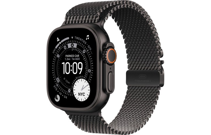Умные часы Apple Watch Ultra 3 (2025) GPS + Cellular, 49 мм, Black Titanium Case with Black Titanium Milanese Loop, M