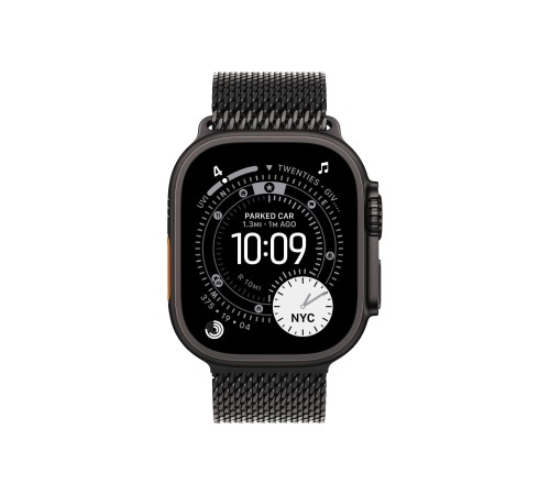 Умные часы Apple Watch Ultra 3 (2025) GPS + Cellular, 49 мм, Black Titanium Case with Black Titanium Milanese Loop, M