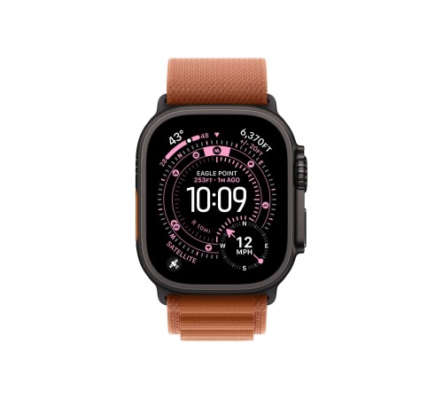 Умные часы Apple Watch Ultra 3 (2025) GPS + Cellular, 49 мм, Black Titanium Case with Terra Cotta Alpine Loop S