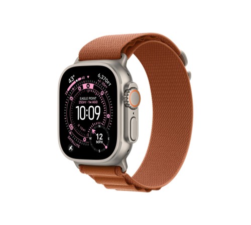 Умные часы Apple Watch Ultra 3 (2025) GPS + Cellular, 49 мм, Natural Titanium Case with Terra Cotta Alpine Loop S