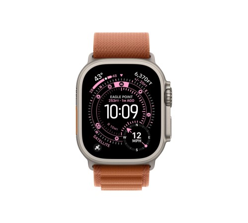 Умные часы Apple Watch Ultra 3 (2025) GPS + Cellular, 49 мм, Natural Titanium Case with Terra Cotta Alpine Loop S