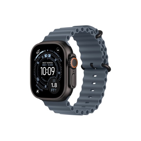 Умные часы Apple Watch Ultra 3 (2025) GPS + Cellular, 49 мм, Black Titanium Case with Anchor Blue Ocean Band