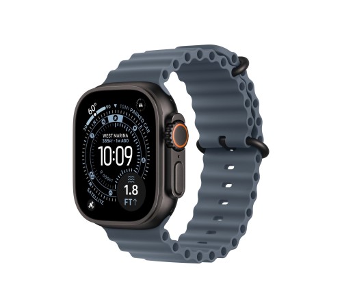 Умные часы Apple Watch Ultra 3 (2025) GPS + Cellular, 49 мм, Black Titanium Case with Anchor Blue Ocean Band