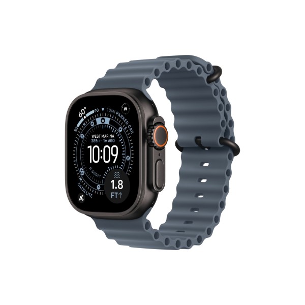 Умные часы Apple Watch Ultra 3 (2025) GPS + Cellular, 49 мм, Black Titanium Case with Anchor Blue Ocean Band