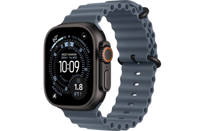 Умные часы Apple Watch Ultra 3 (2025) GPS + Cellular, 49 мм, Black Titanium Case with Anchor Blue Ocean Band