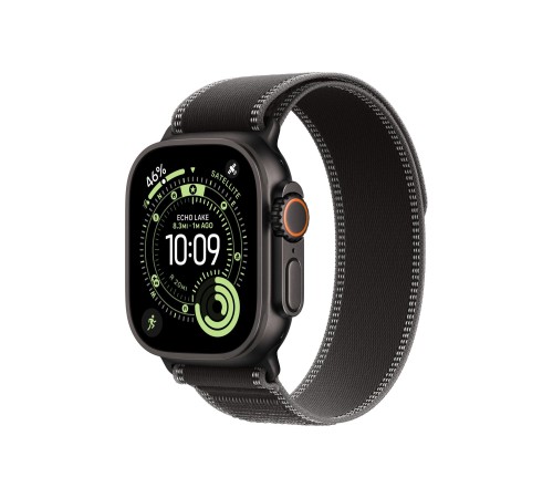 Умные часы Apple Watch Ultra 3 (2025) GPS + Cellular, 49 мм, Black Titanium Case with Black/Charcoal Trail Loop, M/L