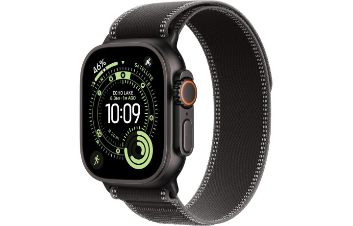 Умные часы Apple Watch Ultra 3 (2025) GPS + Cellular, 49 мм, Black Titanium Case with Black/Charcoal Trail Loop, M/L