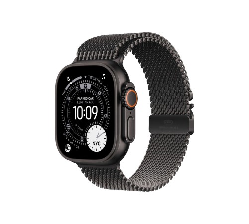Умные часы Apple Watch Ultra 3 (2025) GPS + Cellular, 49 мм, Black Titanium Case with Black Titanium Milanese Loop, L