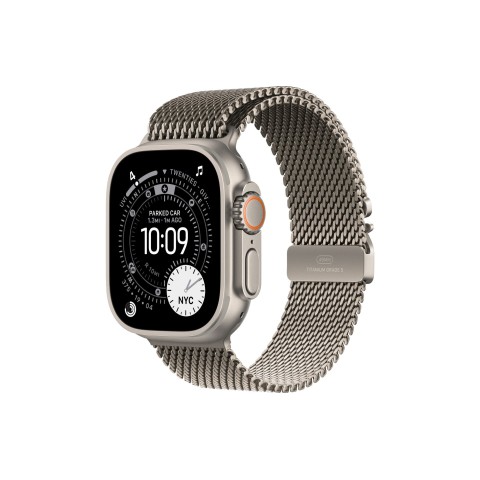 Умные часы Apple Watch Ultra 3 (2025) GPS + Cellular, 49 мм, Natural Titanium Case with Natural Titanium Milanese Loop, S