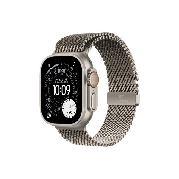Умные часы Apple Watch Ultra 3 (2025) GPS + Cellular, 49 мм, Natural Titanium Case with Natural Titanium Milanese Loop, S