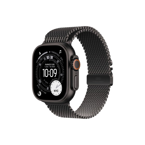 Умные часы Apple Watch Ultra 3 (2025) GPS + Cellular, 49 мм, Black Titanium Case with Black Titanium Milanese Loop, S