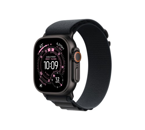 Умные часы Apple Watch Ultra 3 (2025) GPS + Cellular, 49 мм, Black Titanium Case with Black Alpine Loop, M