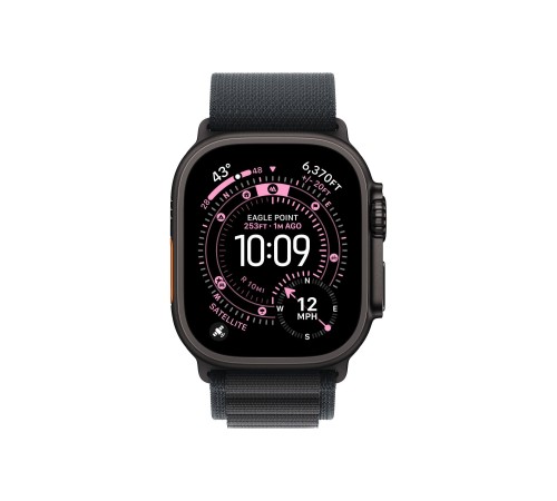 Умные часы Apple Watch Ultra 3 (2025) GPS + Cellular, 49 мм, Black Titanium Case with Black Alpine Loop, M
