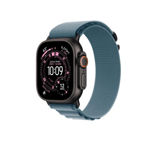 Умные часы Apple Watch Ultra 3 (2025) GPS + Cellular, 49 мм, Black Titanium Case with Light Blue Alpine Loop S