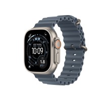 Умные часы Apple Watch Ultra 3 (2025) GPS + Cellular, 49 мм, Natural Titanium Case with Anchor Blue Ocean Band