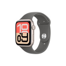 Умные часы Apple Watch SE 3 (2025) 44mm Starlight Aluminum Case with Stone Gray Sport Band M/L Умные часы Apple Watch SE 3 (2025) 44mm Starlight Aluminum Case with Stone Gray Sport Band M/L