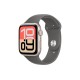 Умные часы Apple Watch SE 3 (2025) 44mm Starlight Aluminum Case with Stone Gray Sport Band  M/L