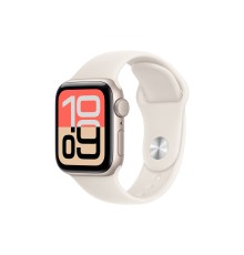 Умные часы Apple Watch SE 3 (2025) 44mm GPS + Cellular Starlight Aluminum Case with Starlight Sport Band S/M
