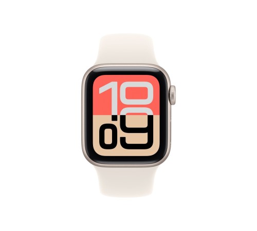 Умные часы Apple Watch SE 3 (2025) 40mm Starlight Aluminum Case with Starlight Sport Band M/L