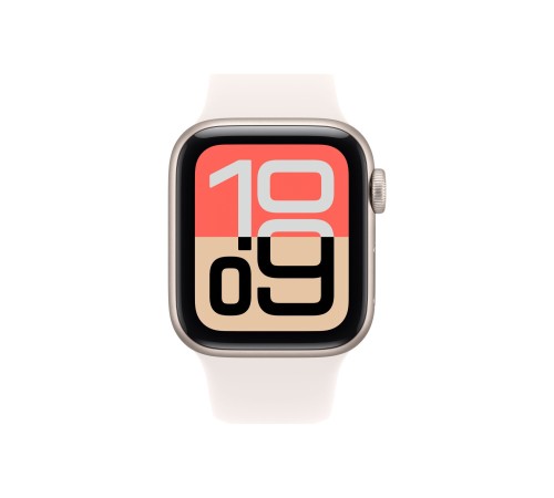 Умные часы Apple Watch SE 3 (2025) 40mm Starlight Aluminum Case with Light Blush Sport Band M/L