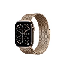 Apple Watch S11 42mm GPS + Cellular, Gold Titanium Case with Gold Milanese Loop