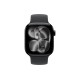 Apple Watch S11 42mm Jet Black Aluminum Case with Black Solo Loop Size 5