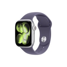 Apple Watch S11 42mm Silver Aluminum Case with Purple Fog Sport Band S/M