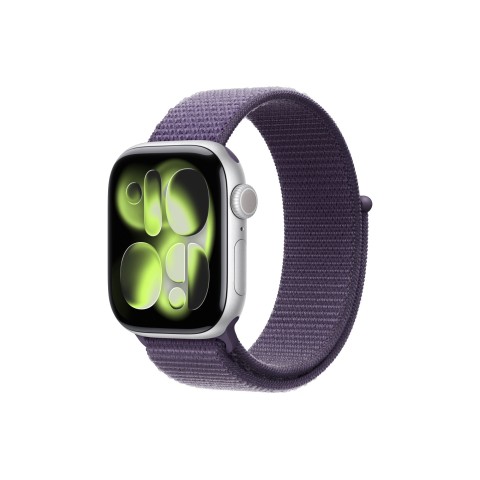 Apple Watch S11 42mm Silver Aluminum Case with Purple Fog Sport Loop