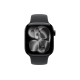 Apple Watch S11 GPS + Cellular 42mm Jet Black Aluminum Case with Black Sport Band S/M