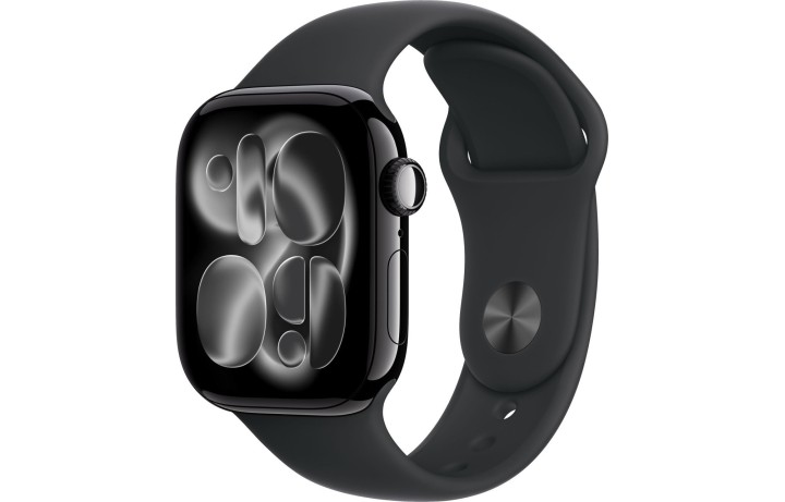 Apple Watch S11 46mm GPS + Cellular, Jet Black Aluminum Case with Black Sport Band M/L
