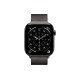 Apple Watch S11 46mm GPS + Cellular, 46mm Slate Titanium Case with Slate Milanese Loop S/M