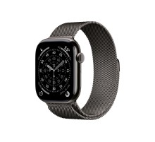 Apple Watch S11 42mm GPS + Cellular, Slate Titanium Case with Slate Milanese Loop MF8U4