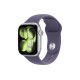 Apple Watch S11 42mm GPS + Cellular Silver Aluminum Case with Purple Fog Sport Band S/M