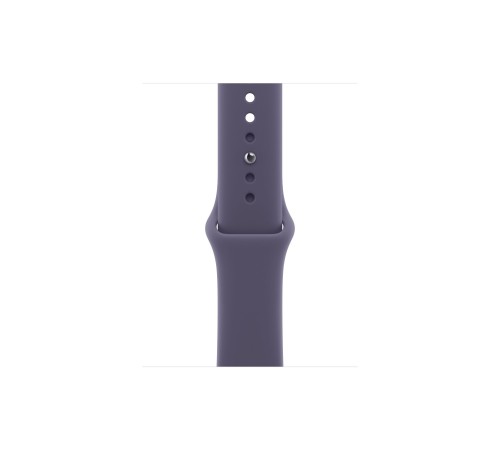 Apple Watch S11 42mm GPS + Cellular Silver Aluminum Case with Purple Fog Sport Band S/M