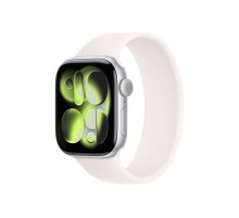 Apple Watch S11 42mm Silver Aluminum Case with Light Blush Solo Loop Size 4