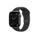 Apple Watch S11 46mm GPS + Cellular, Slate Titanium Case with Black Sport Band S/M