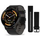 Умные часы Garmin Venu 3 Slate Black Leather 010-02784-52