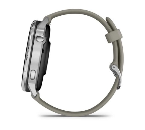 Умные часы Garmin Venu 4 45mm Silver Bezel With Silver Gray Silicone Band 010-03014-01