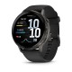 Умные часы Garmin Venu 4 45mm Silver Bezel With Black Silicone Band 010-03014-00
