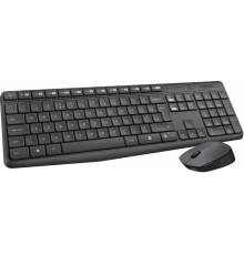 Комплект клавиатура+мышь Logitech MK235 Grey