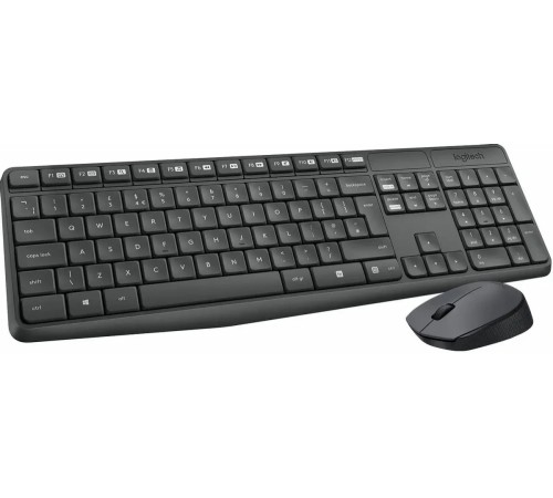 Комплект клавиатура+мышь Logitech MK235 Grey