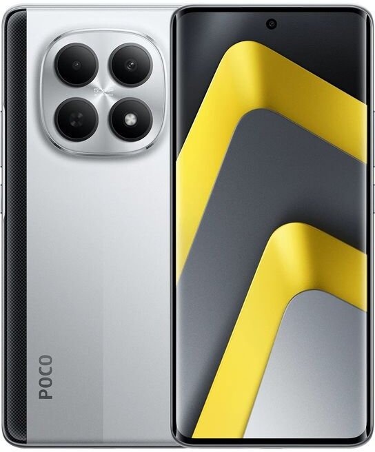 Смартфон Xiaomi POCO M8 12/512ГБ, Dual nano SIM, серебристый