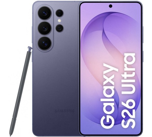 Смартфон Samsung Galaxy S26 Ultra 16/1024, nanoSIM + nano SIM/eSIM, Cobalt Violet