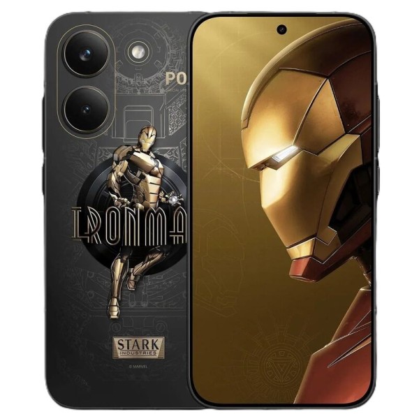 Смартфон Xiaomi POCO X8 Pro 5G 12/512ГБ, Dual nano SIM, Iron Man Gold