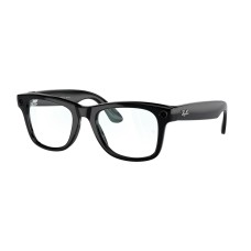 Умные очки Ray-Ban Wayfarer RW4008 Shiny Black/Clear 155-53mm (601/SB53)