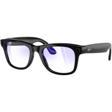 Умные очки Ray-Ban Meta Wayfarer RW4006 Shiny Black/Clear, чёрный (601/SB50)