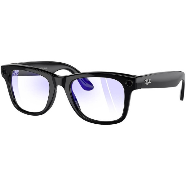 Умные очки Ray-Ban Meta Wayfarer RW4006 Shiny Black/Clear, чёрный (601/SB50)