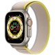 Умные часы Apple Watch Ultra 49 мм с титановым корпусом и желто-бежевой спортивной петлей Trail Loop (M/L)