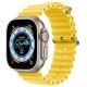 Умные часы Apple Watch Ultra 49 мм с титановым корпусом и жёлтым ремешком Ocean Band: стиль и функциональность