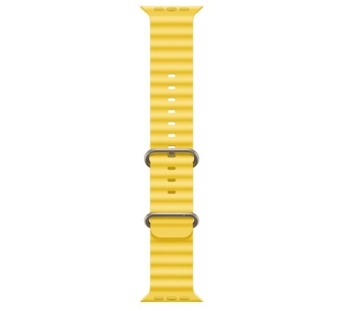 Умные часы Apple Watch Ultra 49 мм с титановым корпусом и жёлтым ремешком Ocean Band: стиль и функциональность